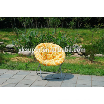 Polyester fabric adult and kids folding chairs, moon chair, leisure chair